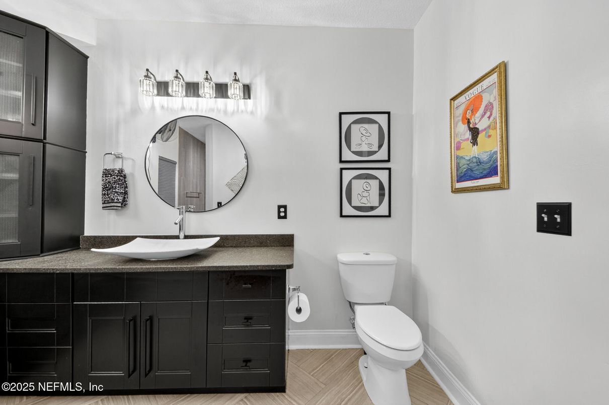 Bathroom, Interior, Wood Texture Flooring