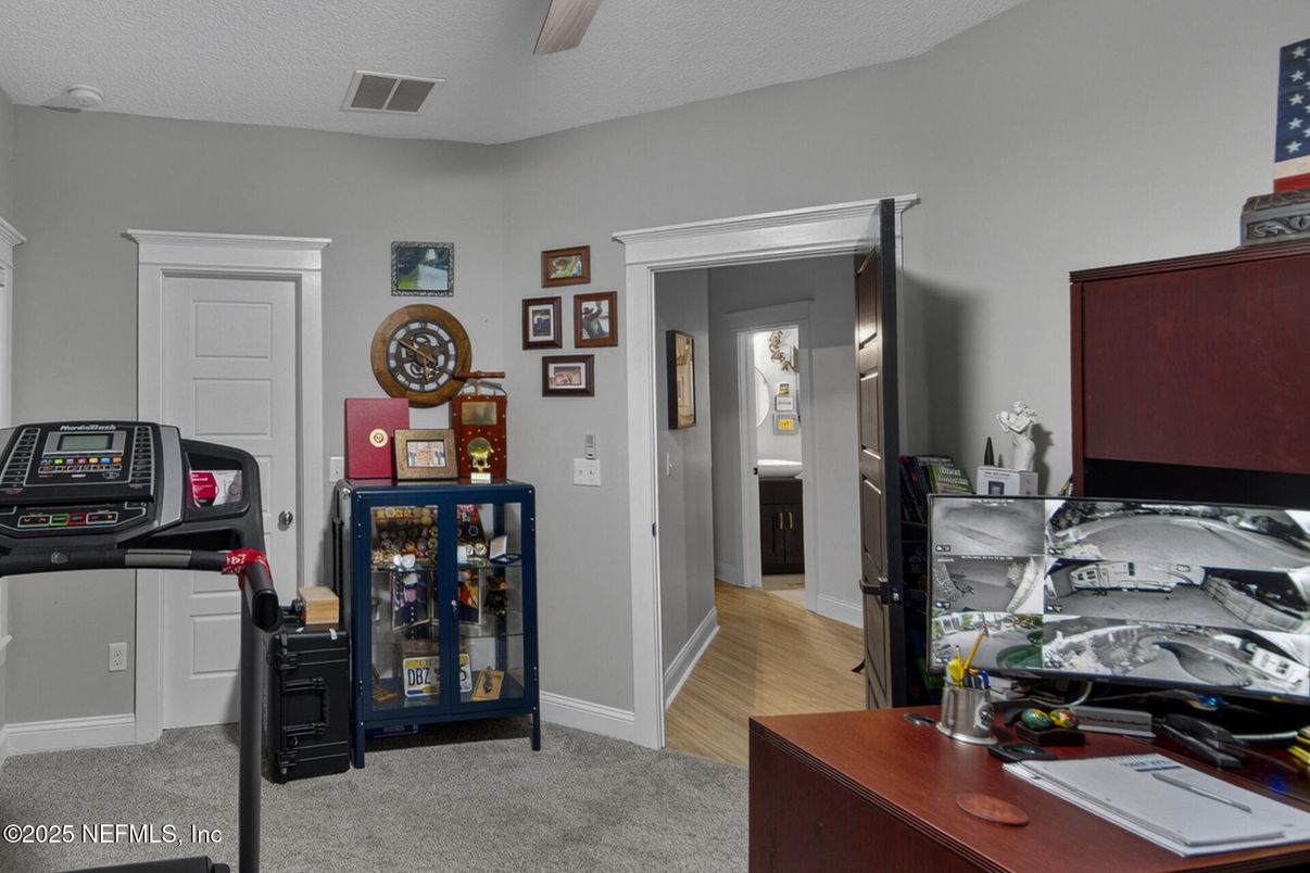 Fitness Equipment, Interior, Wood Texture Flooring