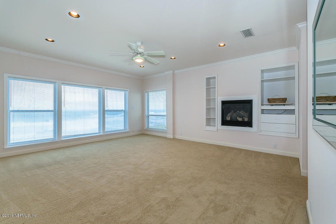 Empty room, Fireplace, Interior, Recessed Lighting