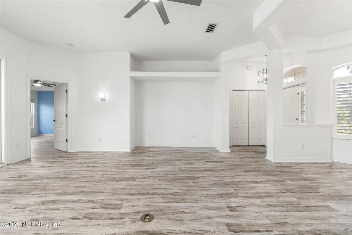 Empty room, Interior, Wood Texture Flooring