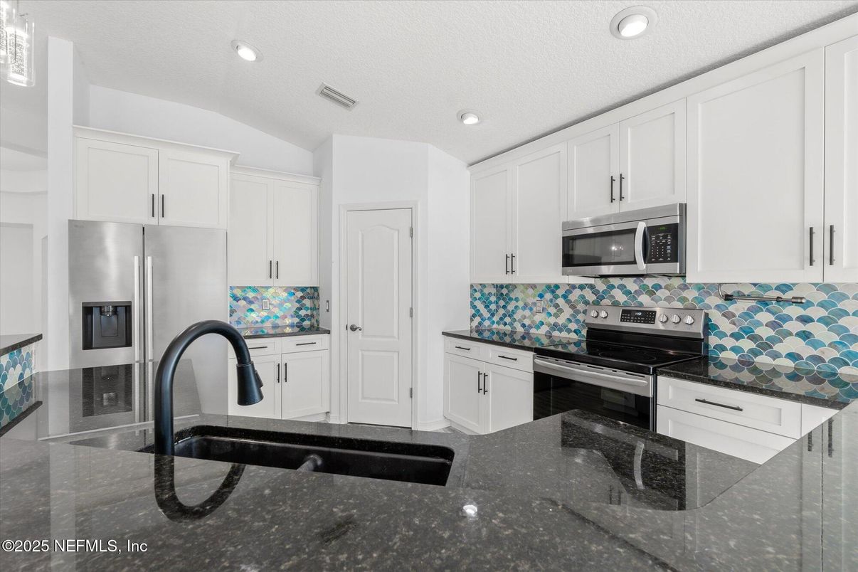 Interior, Kitchen, Recessed Lighting, Stainless Steel Appliances