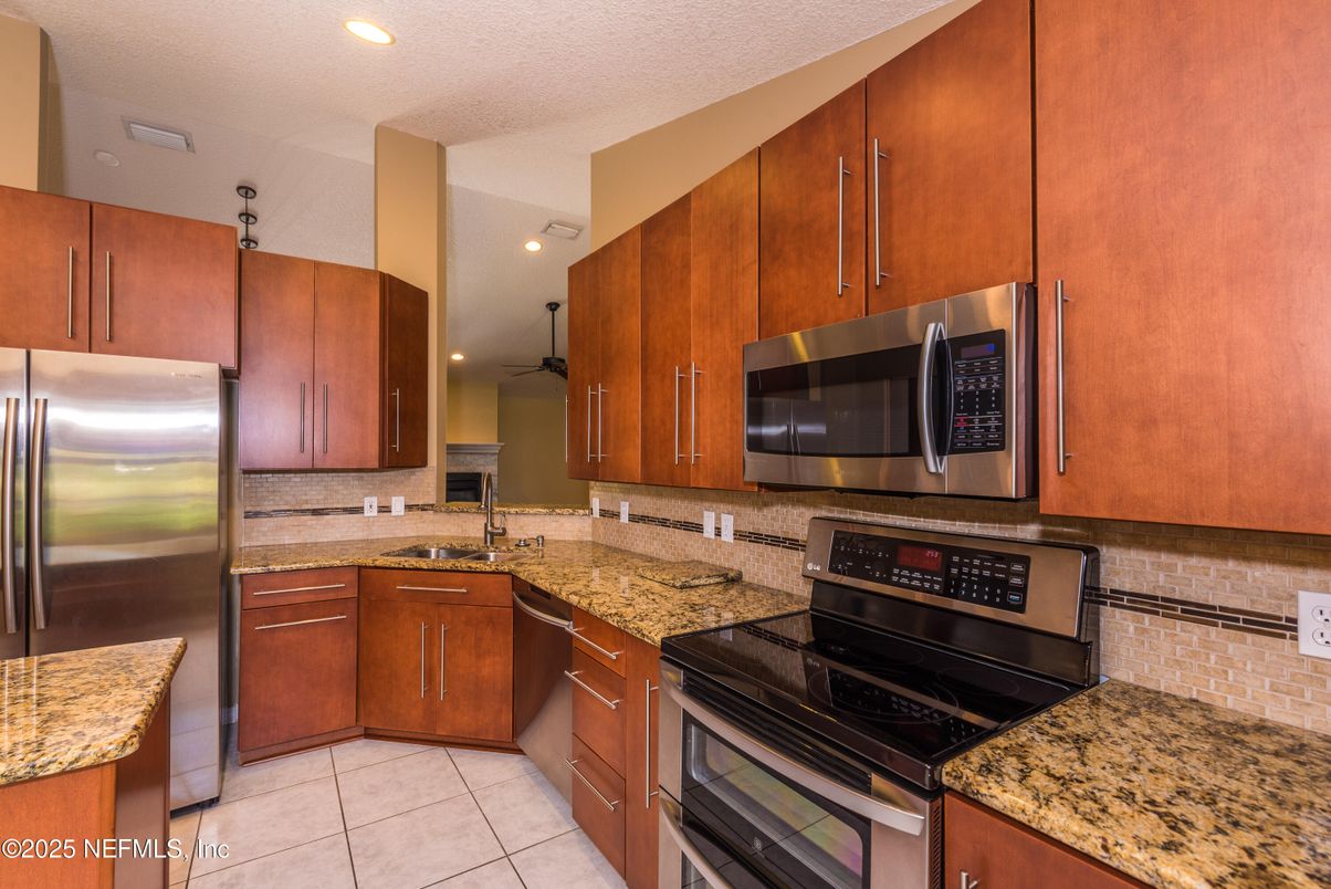 Interior, Kitchen, Recessed Lighting, Stainless Steel Appliances