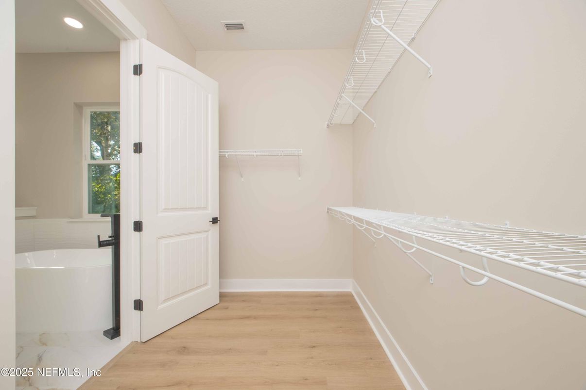 Interior, Recessed Lighting, Walk-in Closets, Wood Texture Flooring