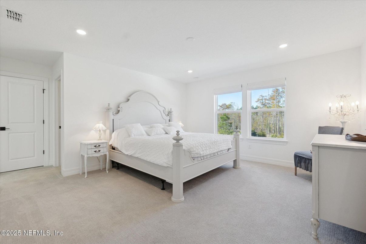 Bedroom, Interior, Recessed Lighting