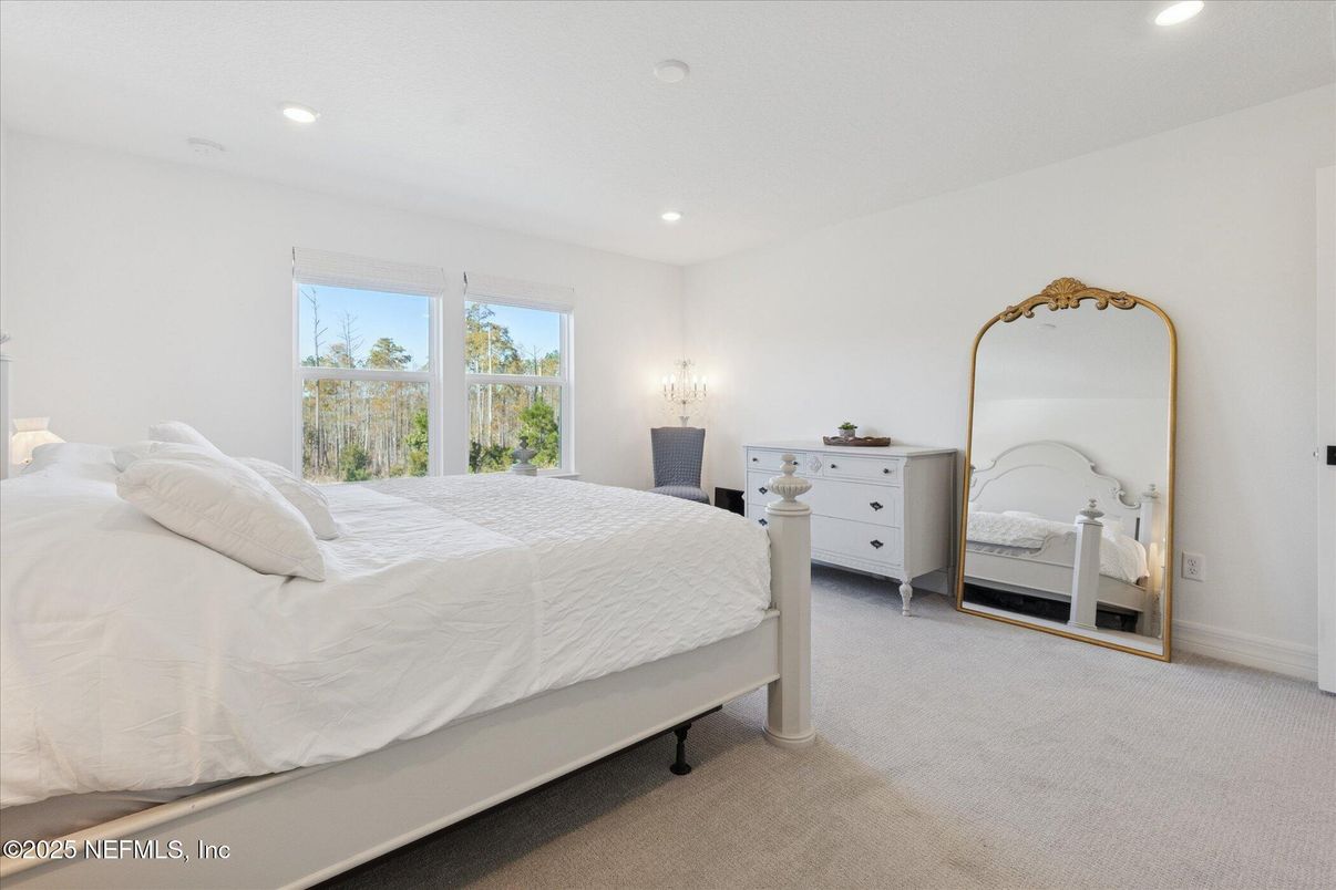 Bedroom, Interior, Recessed Lighting