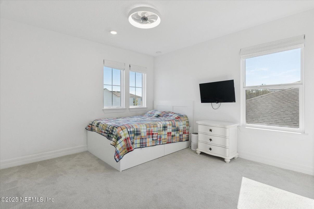 Bedroom, Interior, Recessed Lighting