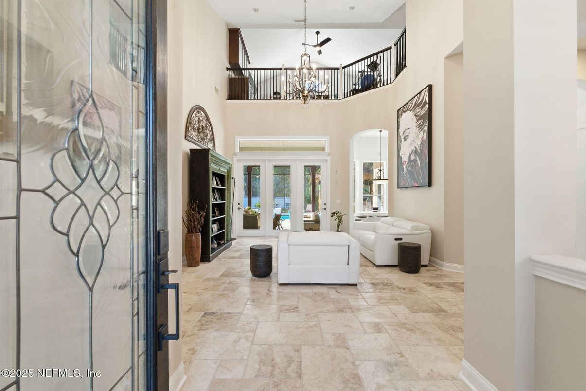 Chandelier, Interior, Living room, Recessed Lighting