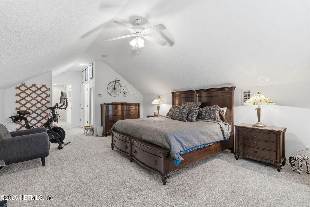 Bedroom, Fitness Equipment, Interior, Recessed Lighting