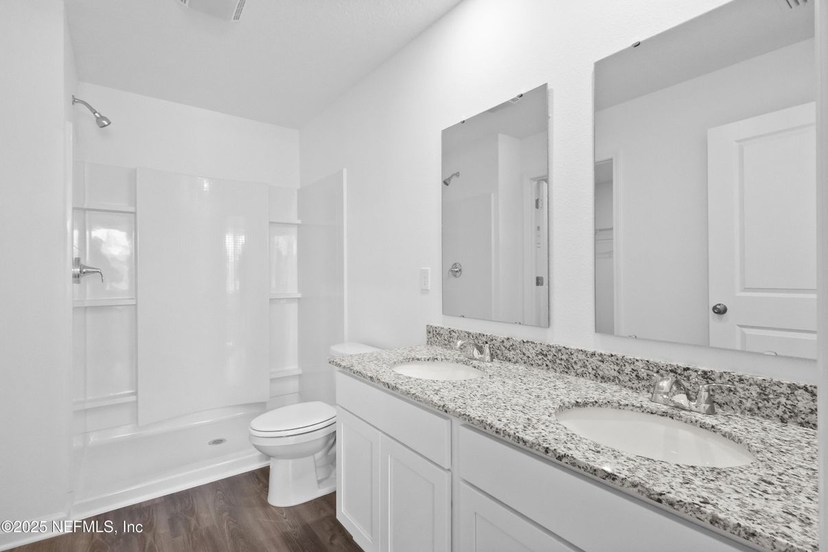 Bathroom, Interior, Wood Texture Flooring