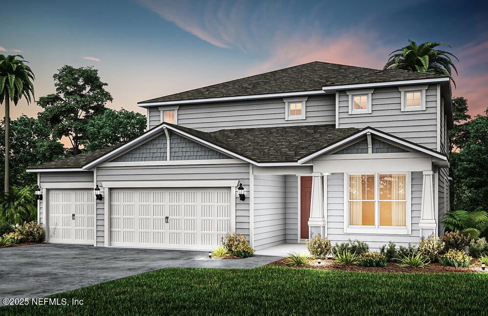 Attached, Exterior, Facade, Ranch