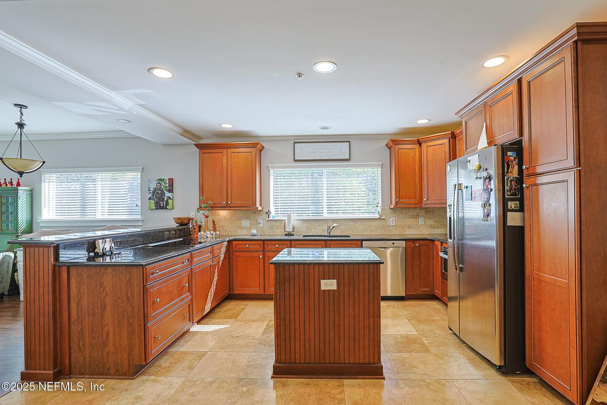 Interior, Kitchen, Recessed Lighting, Stainless Steel Appliances