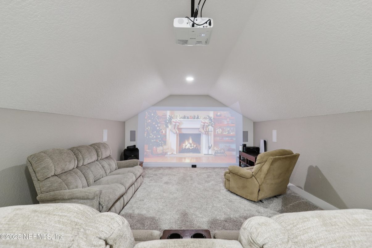 Interior, Living room, Recessed Lighting