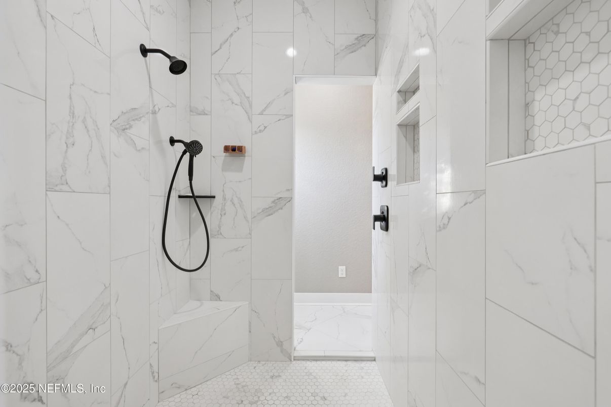 Bathroom, Interior, Marble Walls
