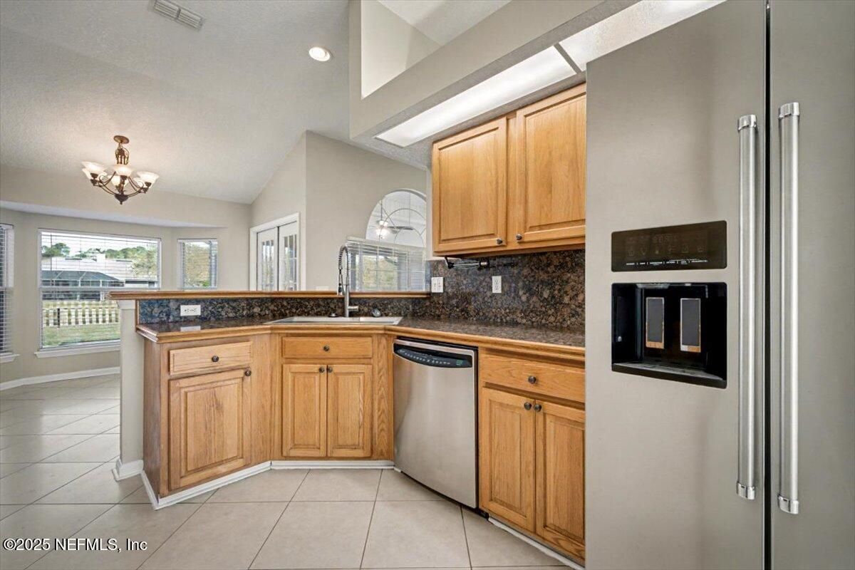 Chandelier, Interior, Kitchen, Recessed Lighting