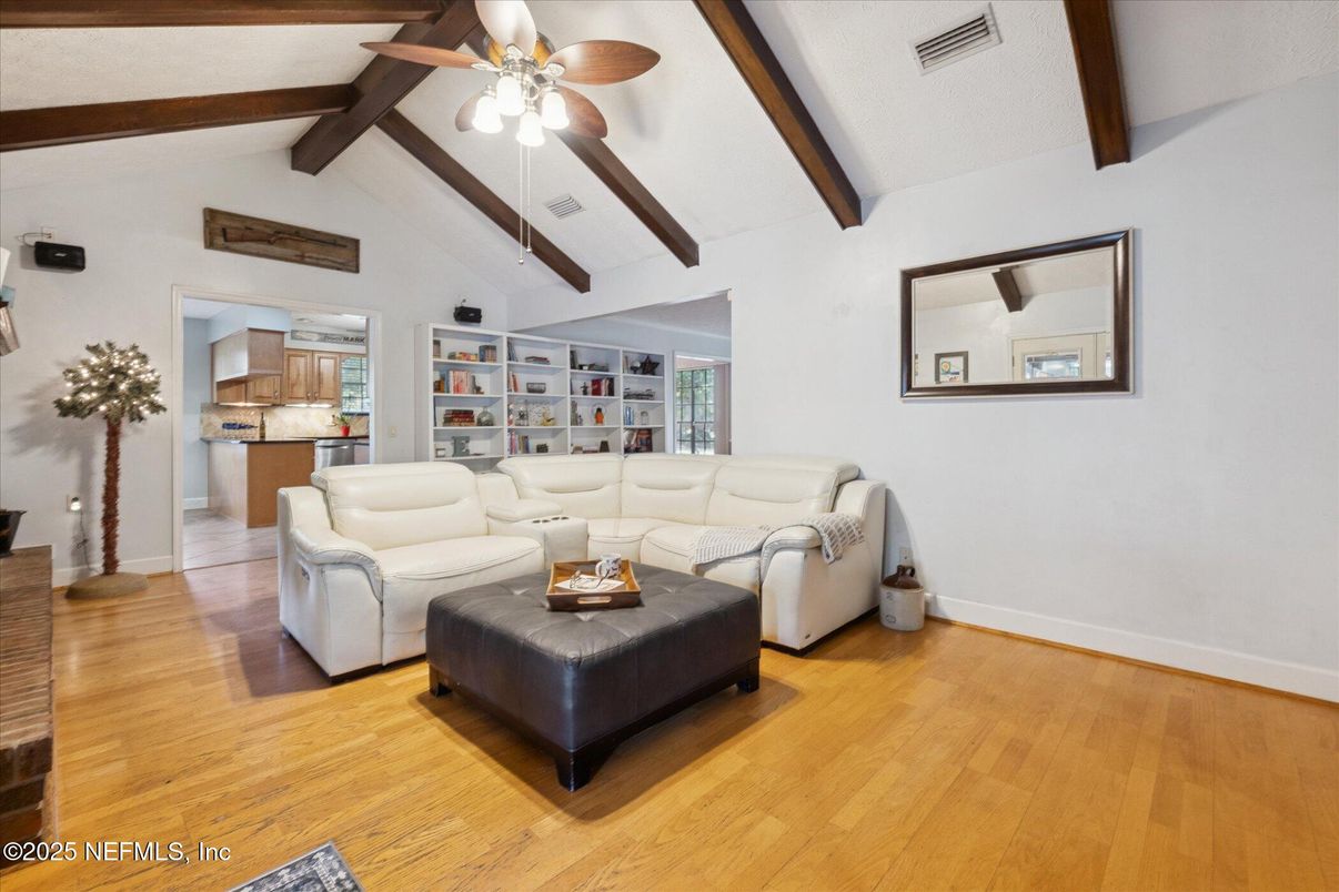 Interior, Living room, Wooden Beams, Wood Texture Flooring