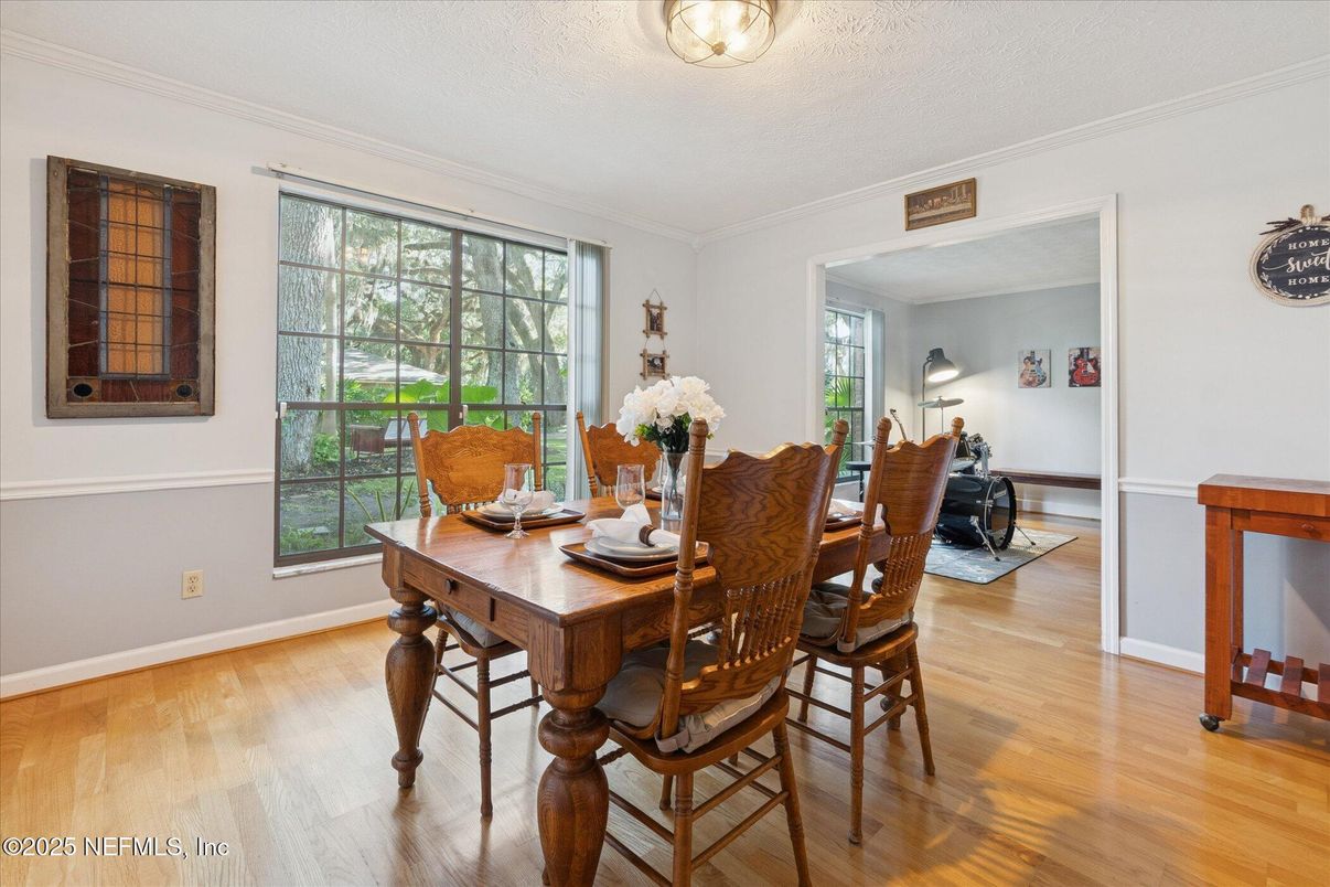 Dining room, Interior, Wood Texture Flooring