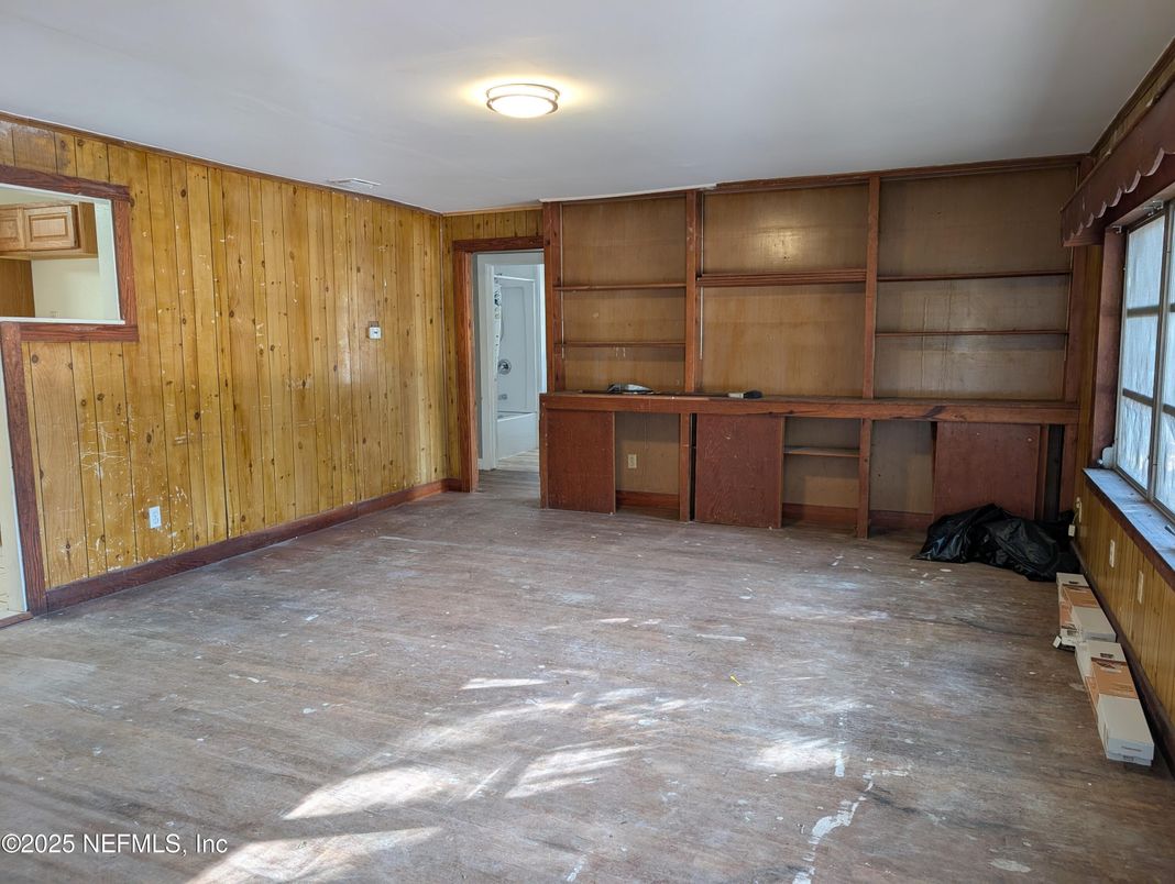 Empty room, Interior, Wooden Walls