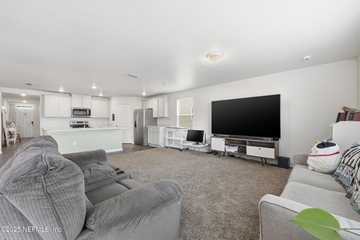 Interior, Kitchen, Living room, Recessed Lighting, Stainless Steel Appliances