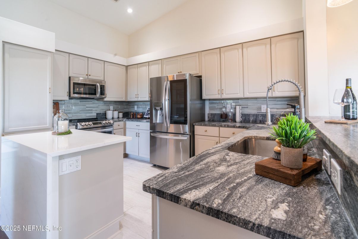 Interior, Kitchen, Recessed Lighting, Stainless Steel Appliances