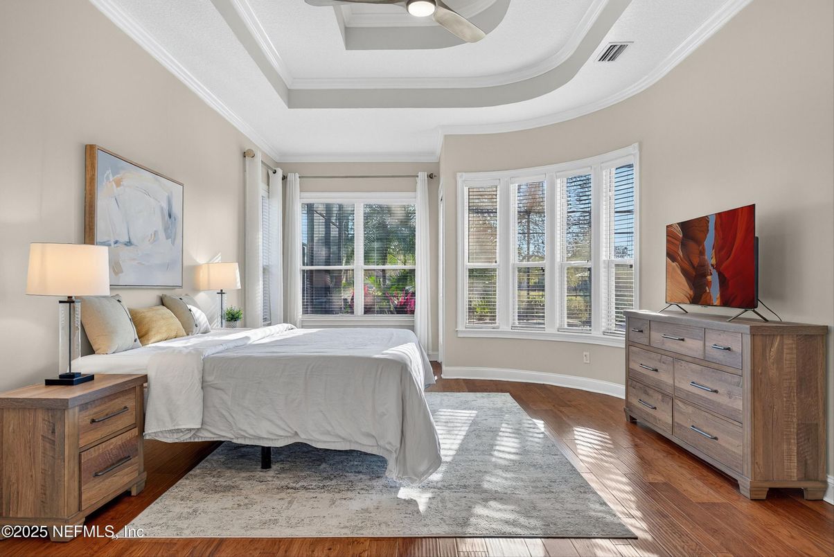 Bedroom, Interior, Wood Texture Flooring