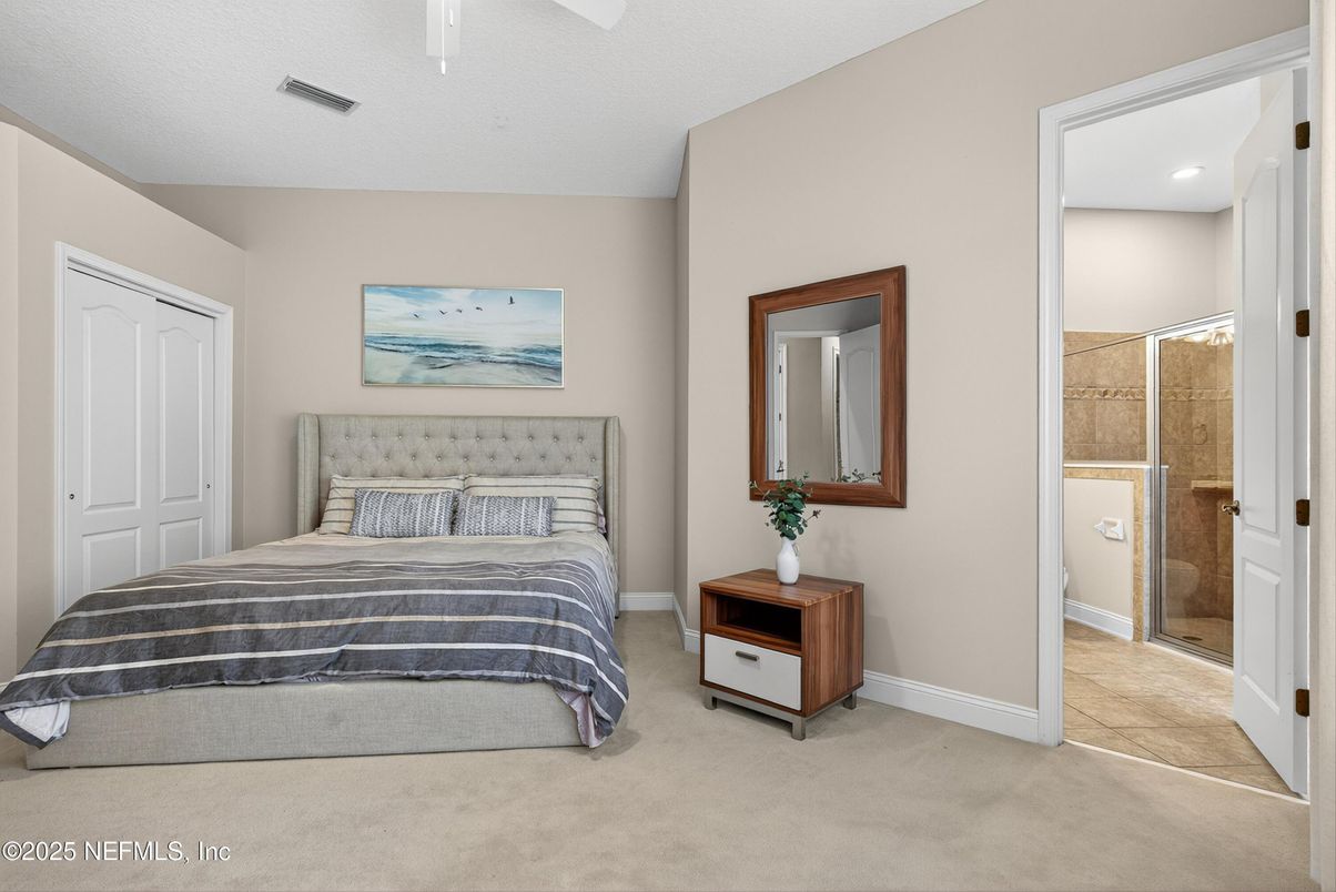 Bathroom, Bedroom, Glass Shower, Interior, Recessed Lighting