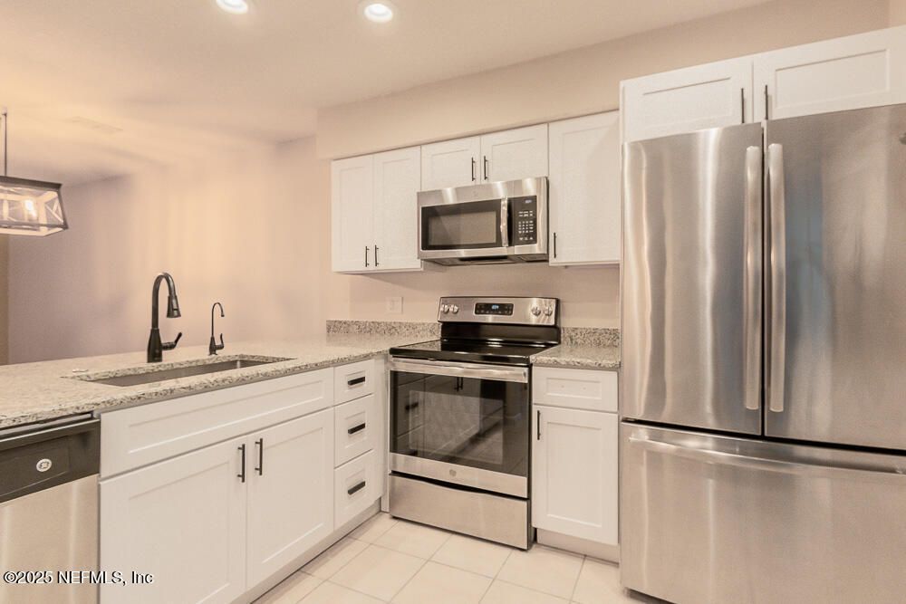 Interior, Kitchen, Recessed Lighting, Stainless Steel Appliances