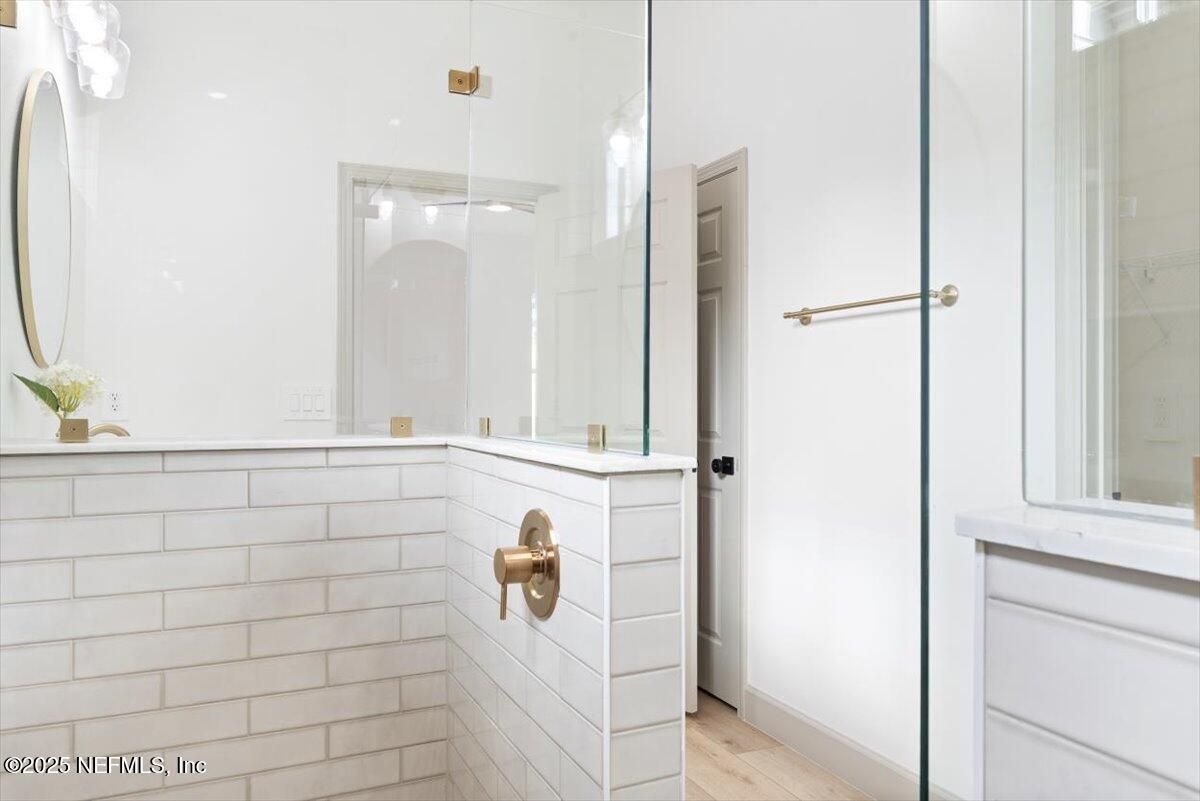 Bathroom, Interior, Wood Texture Flooring