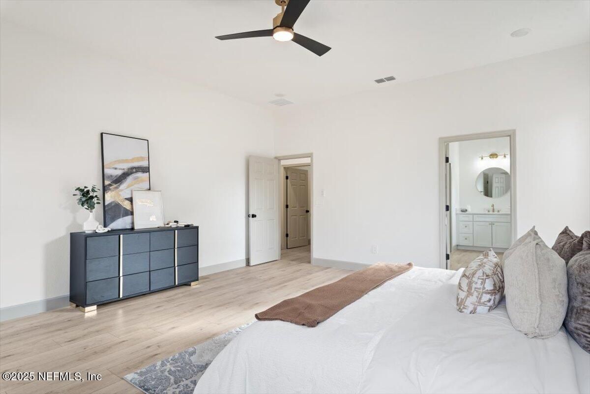 Bedroom, Interior, Wood Texture Flooring