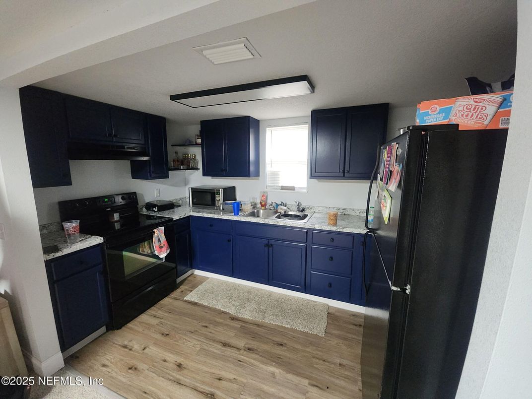 Interior, Kitchen, Wood Texture Flooring