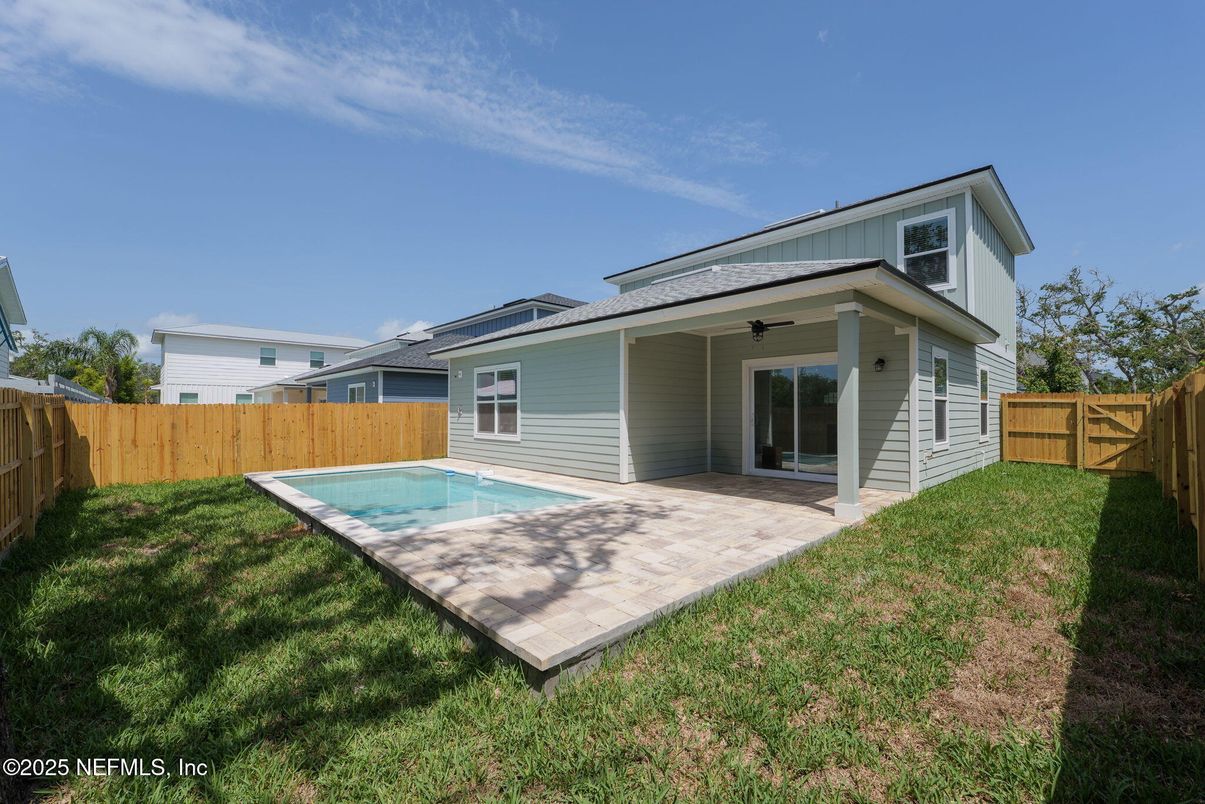 Backyard, Exterior, Pool, Solar Panels