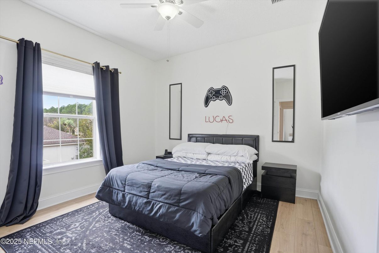 Bedroom, Interior, Wood Texture Flooring
