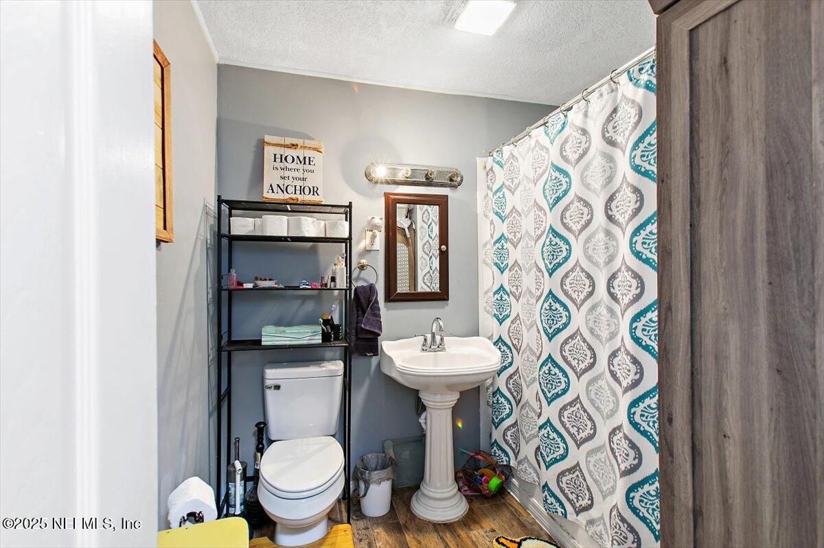 Bathroom, Interior, Wood Texture Flooring