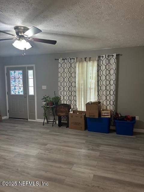 Interior, Stone Walls, Wood Texture Flooring