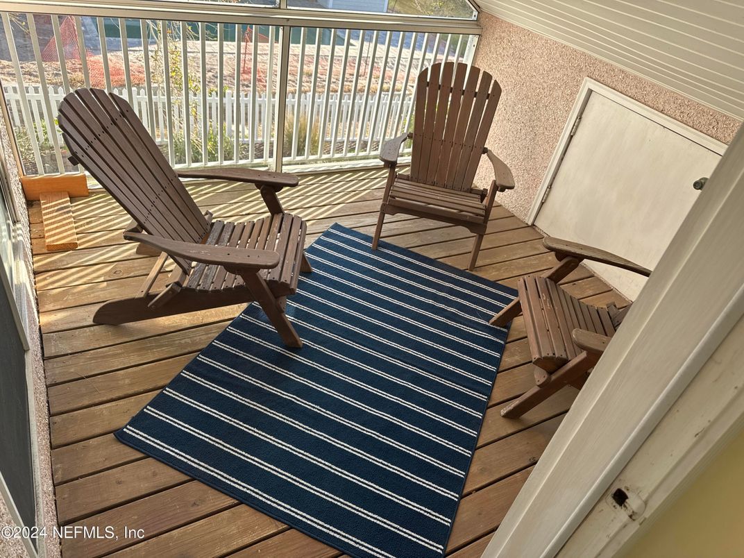 Exterior, Wood Texture Flooring