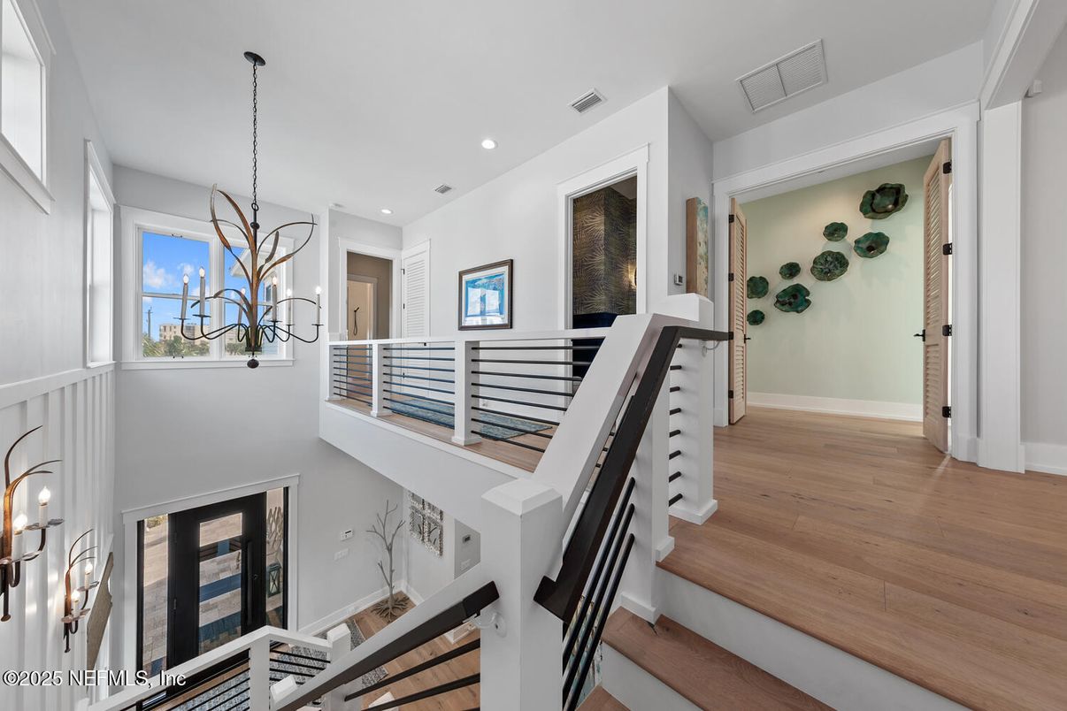 Interior, Pendant Lights, Recessed Lighting, Wood Texture Flooring