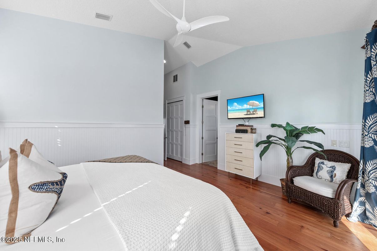 Bedroom, Interior, Wood Texture Flooring