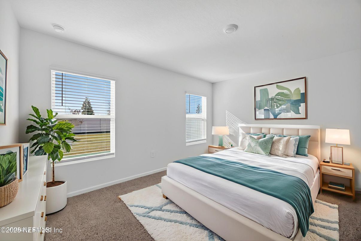 Bedroom, Interior, Recessed Lighting