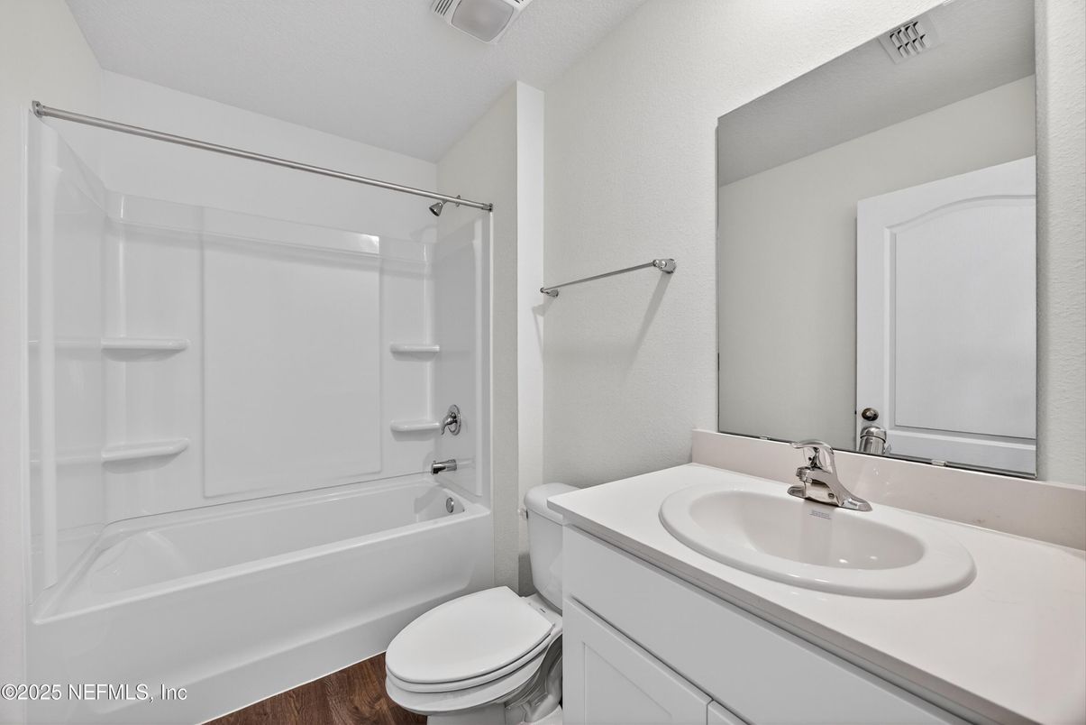 Bathroom, Interior, Wood Texture Flooring