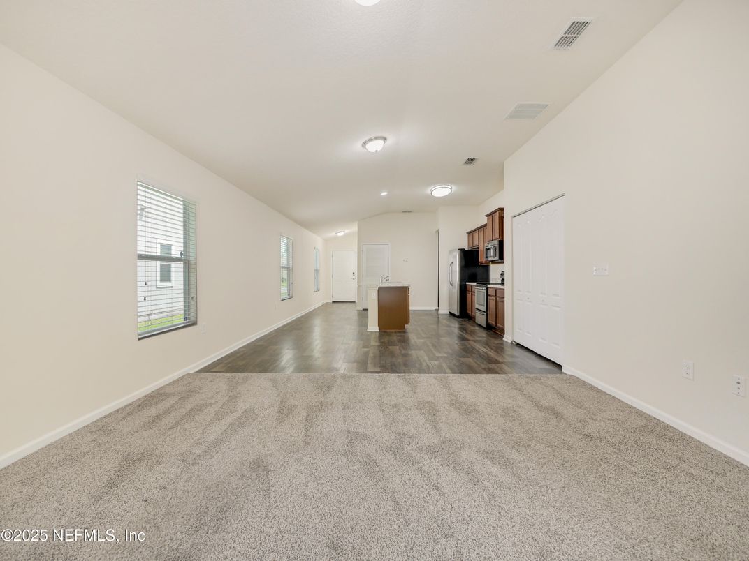 Empty room, Interior, Kitchen, Wood Texture Flooring