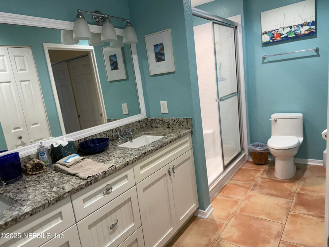 Bathroom, Dual Sink Vanities, Glass Shower, Interior