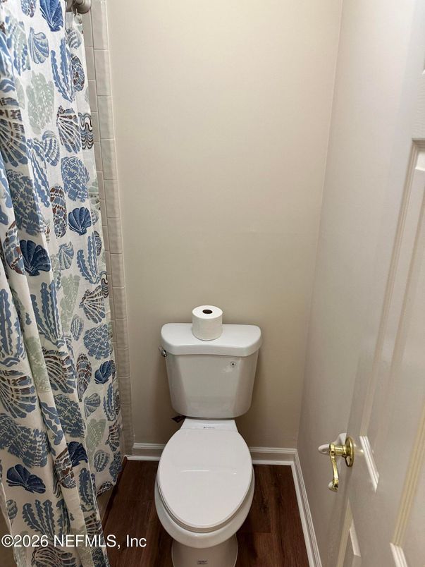 Bathroom, Interior, Wood Texture Flooring