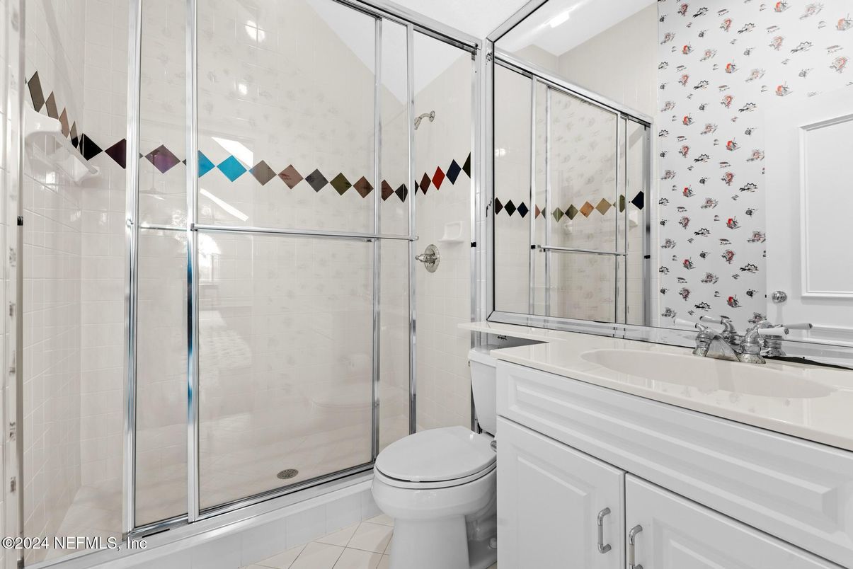 Bathroom, Glass Shower, Interior