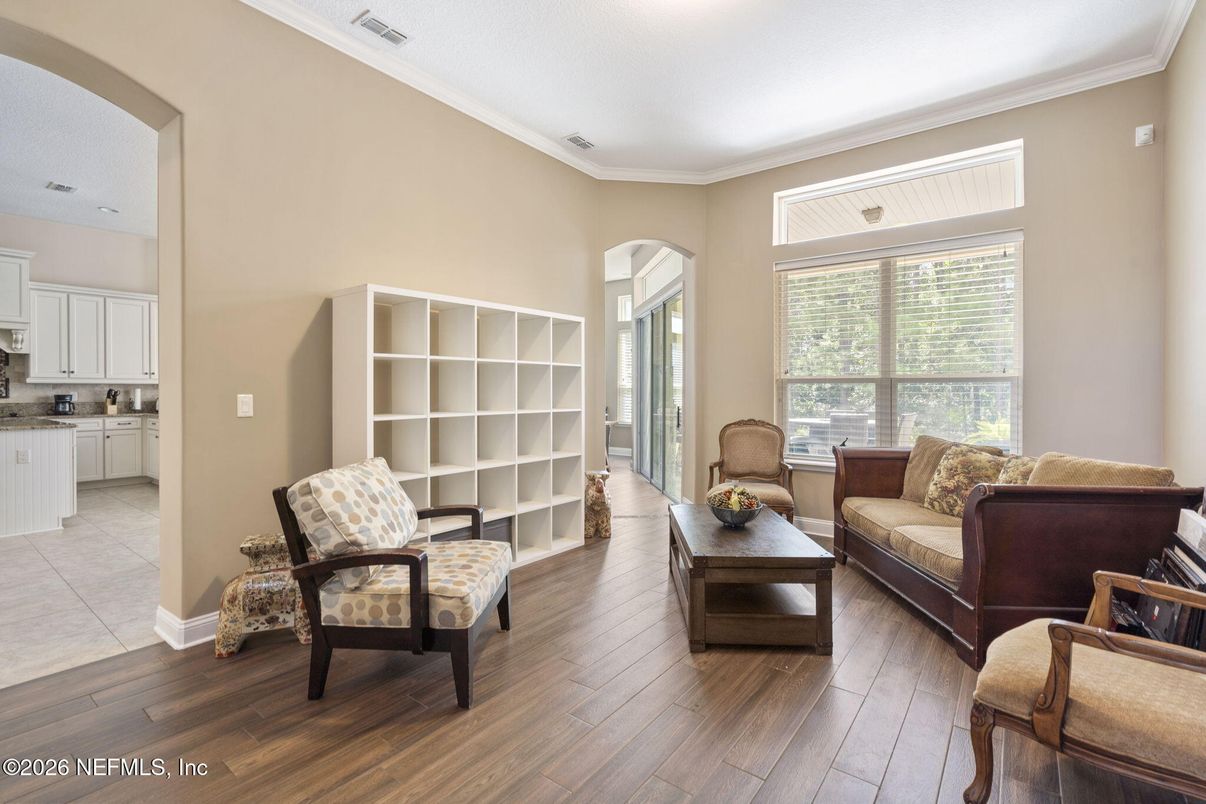 Interior, Kitchen, Living room, Wood Texture Flooring