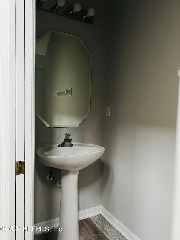 Bathroom, Interior, Wood Texture Flooring
