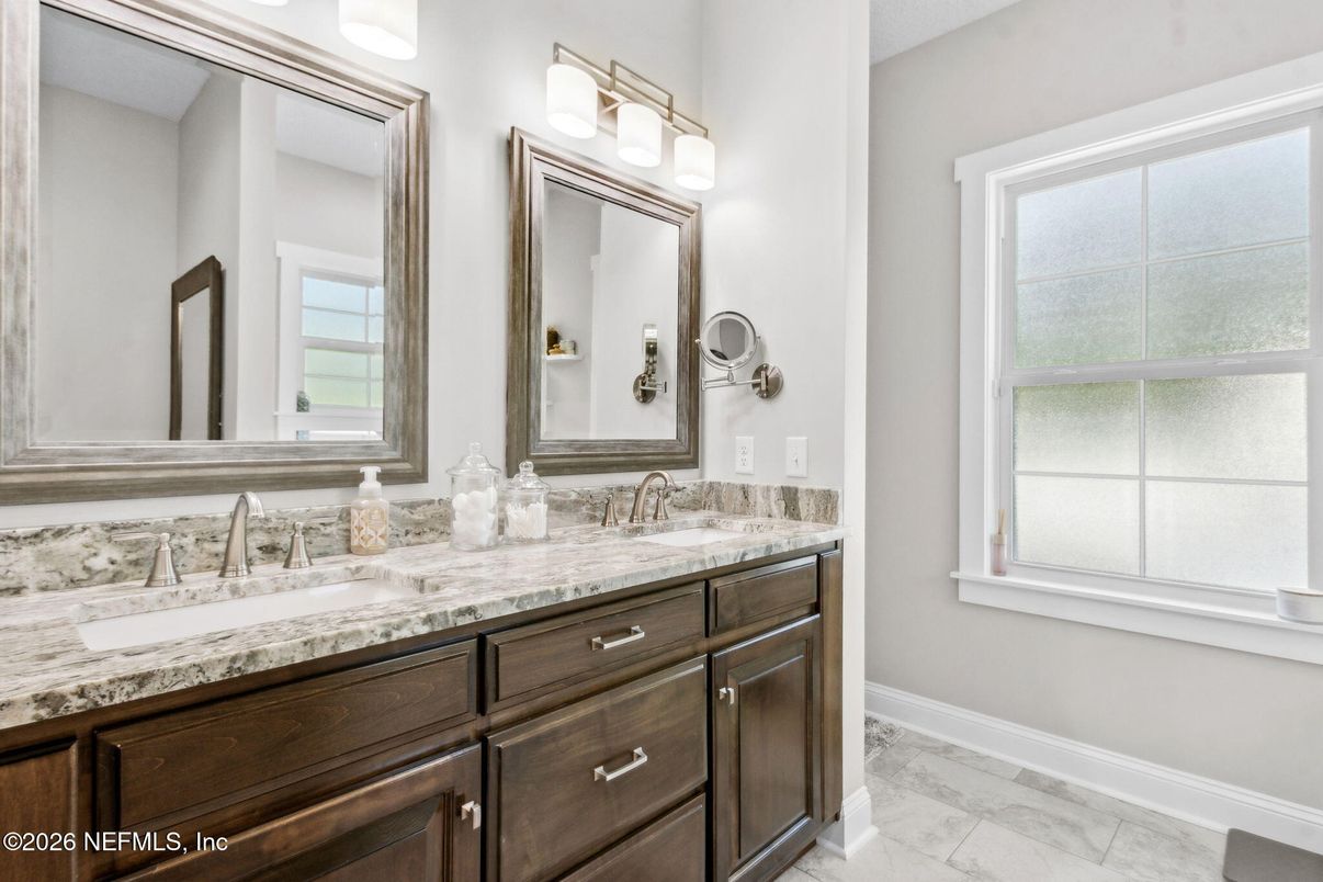 Bathroom, Dual Sink Vanities, Interior, Marble