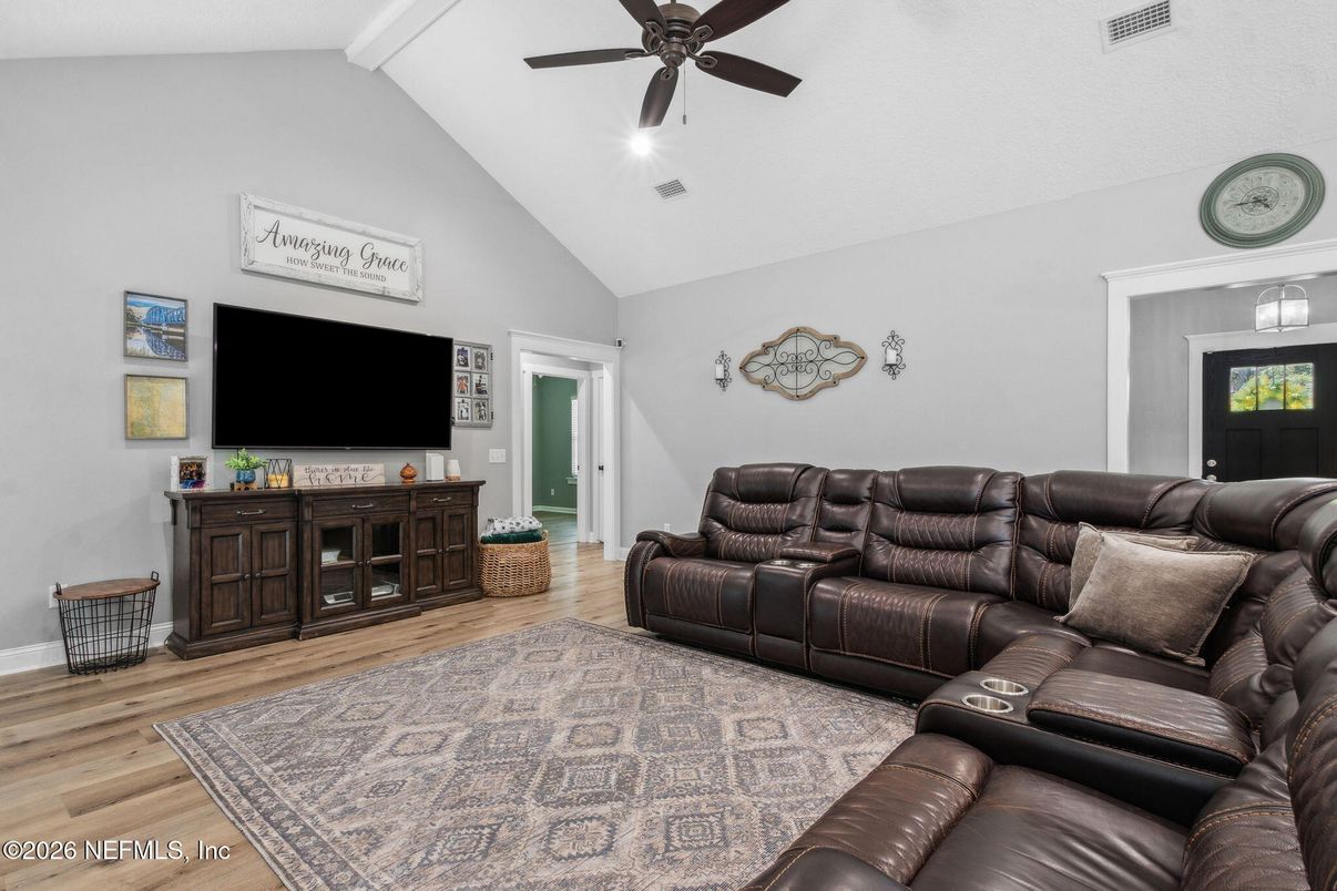 Home Theatre Room, Interior, Living room, Wood Texture Flooring