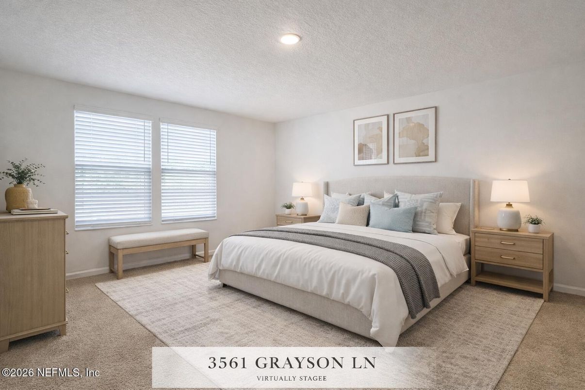 Bedroom, Interior, Recessed Lighting