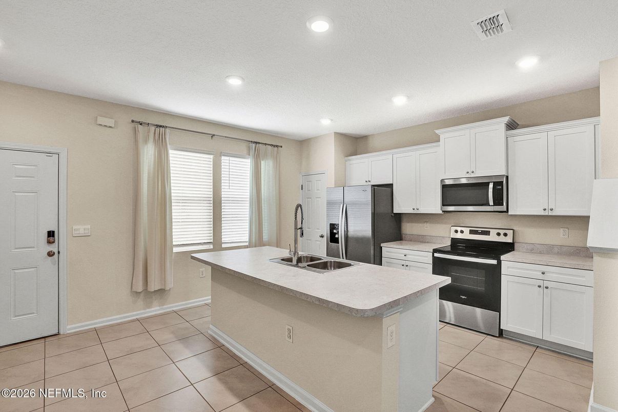 Interior, Kitchen, Recessed Lighting, Stainless Steel Appliances