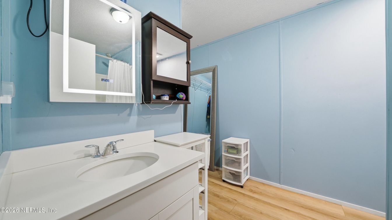 Bathroom, Interior, Wood Texture Flooring