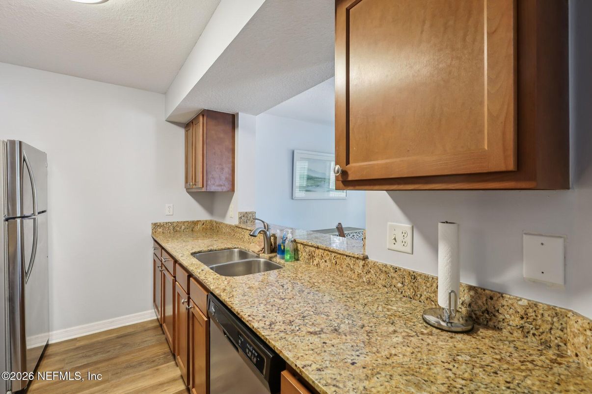 Interior, Kitchen, Wood Texture Flooring